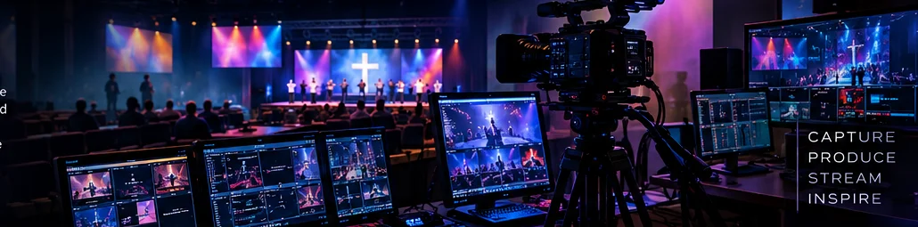 Professional event production equipment and stage environment